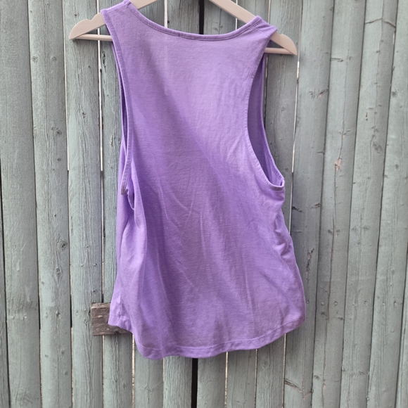 J.Crew Purple Scoop Neck Tank Top Size S New With Tags - Picture 2 of 3